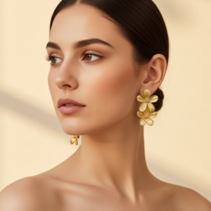Boucles d'oreilles fleurs