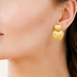 Boucles d'oreilles cœur